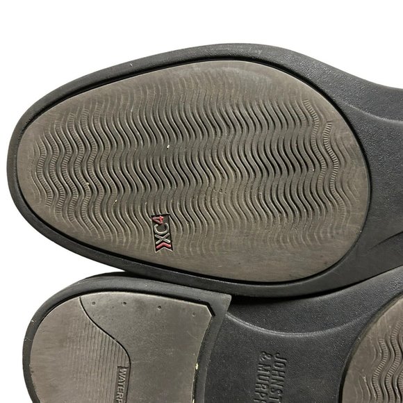 Johnston Murphy XC4 Black Sheep Leather Waterproof Derby Blucher Mens 9.5M Italy - Picture 11 of 14